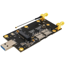 NGFF M.2 Key B to USB 3.0 Adapter Expansion Card for 3G/4G/5G Module Wifi Dual NANO SIM Slot 5G Antenna