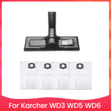For WD3 WD5 WD6 Replacement Accessories Hard Floor Brush & Vacuum Dust Bags - Enhance Your Cleaning Experience