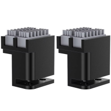 Panda Brush Nozzle Wiper Print Head Cleaner Silicone Mounted Scrubber for P1P, P1S, X1C, X1E 2Pcs
