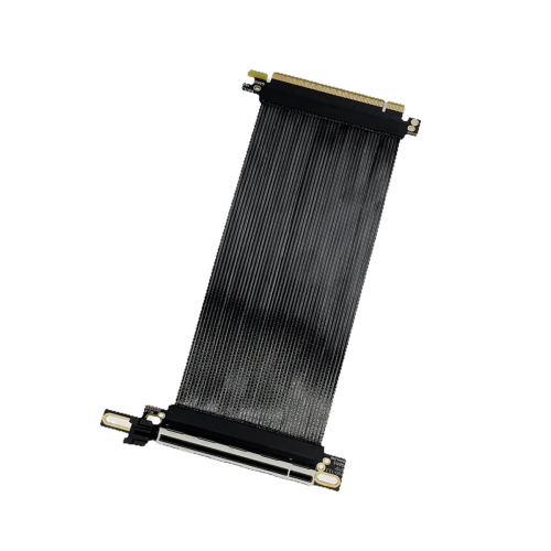 PCIe 5.0 X16 Riser Cable for H1 270Reverse Right Angle Silver Plated GEN 5/4 64GB/S GPU Extension 40CM 1