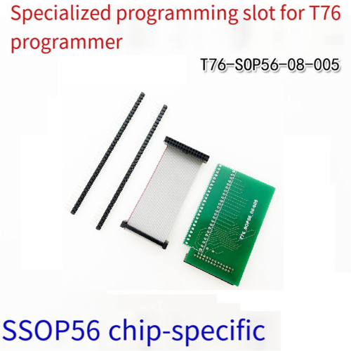 For T76 Programmer SSOP56 Adapter Socket 0.8mm Pitches Test Burn Read Write 2