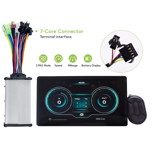 H8 Electric Bicycle Lcd Display+Controller Screen Projection Navigation Digital Stopwatch Speedometer Ebike Meter B 2