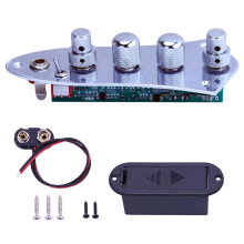 5 Jazz Bass Loaded Wired Control Plate for 4/5 String Guitar Parts -08CR