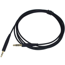 For QC35 Headphone Cable QC25 II QC45 Soundtrue Audio 3.5 to 2.5 Portable Pair Recording Cable,Black