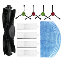 For V3 Roller Side Brush Filter Mop Cloths Robot Vacuum Cleaner Accessories