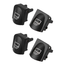 2pair Window Switch Button Covers for W203 W208 C Clk Class Front Repair Caps