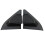 Car Door Panel Audio Horn Cover Tweeter Triangular Speaker Loudspeaker Trim for 2014-2018 8