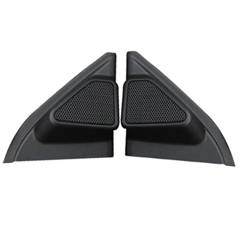 Car Door Panel Audio Horn Cover Tweeter Triangular Speaker Loudspeaker Trim for 2014-2018 1