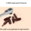 1/4Inch Ratchet Handle 72 Teeth Small Hand Repair Tools Wrench Quick Release Spanner Tool Accessories 5