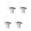 4Pcs Inflatable Raft Valves Lids Cap Dinghy Plug Boat Accessories 8