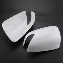 Car Exterior Door Mirror Covers Rearview Cover Wing Side Shell for Fit Jazz 2009-2013