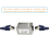 RJ45 Female to CAT6A Shielded Coupler Inline Ethernet Extender Adapter Cable 5