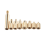 Heat Insert Nut Iron Tip M2-M8 Brass Hot Melt Insertion Tool for 3D Printer Set Soldering Tips 5
