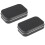 2 PCS Small Storage Box with Lid Rectangular Tin Boxes Metal for Home Black 8