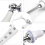 Ceramic Toilet Flush Handle, Handles Lever Traditional Victorian Style Handle Replacement Kit 7