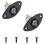 1/4Inch Oval Dented Electric Guitar Jack Output Plate Socket Jackplate,2Pack 8