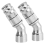 Adjustable Sprayer Nozzle Tips 2 Sets High Pressure Misting 1.5mm Aperture 7