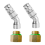 Adjustable Sprayer Nozzle Tips 2 Sets High Pressure Misting 1.5mm Aperture 8