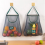 Reusable Kitchen Hanging Mesh Bag Large Capacity Home Fruit Vegetable Storage No.3 3