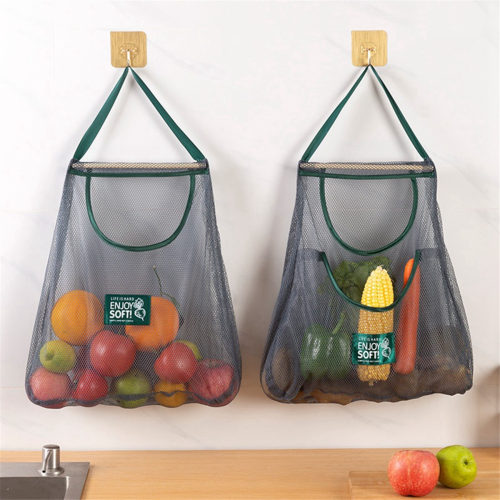 Reusable Kitchen Hanging Mesh Bag Large Capacity Home Fruit Vegetable Storage No.3 2
