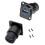 2Pcs D Type Metal USB3.0 Socket Female to USB 3.0 Connector D-Type Panel Mounting Solderless Signal Coupler 8