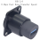 2Pcs D Type Metal USB3.0 Socket Female to USB 3.0 Connector D-Type Panel Mounting Solderless Signal Coupler 3