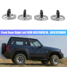 4Pcs Front Rear Right Left Door Lock Plate for Y61 2001-2011 Part Number : 8057085E1A, 8057070N00