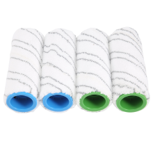 4 Pieces Set of Rollers for FC5 FC7 FC3 FC3D Electric Floor Cleaner Replacement 2.055-007.0 Gray