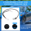 Car Interior Central Control Storage Box Atmosphere Ambient Light Ice Blue for 2018-2021 7