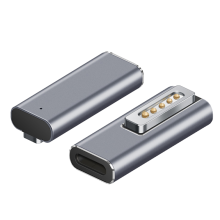 Magnetic USB C Adapter Type C/DC5521 to 2 Connector PD Quick Charge for Air/Pro