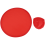 Foldable Round Fan-Red 3