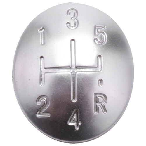 5 Speed Gear Shift Knob Cap Cover For Scenic Chrome Plastic Auto Accessories