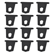 12Pcs Awning Rail Hooks Ring with Stainless Steel S Motorhome Hanger