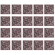 20Pcs Wood Grain Pattern Tile Sticker Self Adhesive Tiles Art Diagonal 3D Floor For Bathroom Kitchen Decor