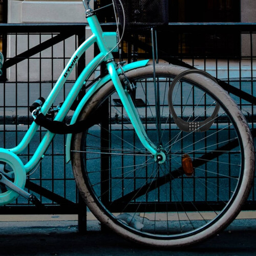 Digital Bicycle Chain Lock Mountain Bike Portable Security Anti-Theft Cable Code Password Lock-Black 2