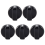 5 PCS Kitchen Black Plastic Gas Stove Cooker Control Knobs 3