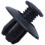 30x 8mm Auto Clips Fit For Front Push-Type Retainer Black 8