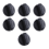 7 pcs. 8mm hole black gas stove cooker rotary switch knobs for the kitchen 3