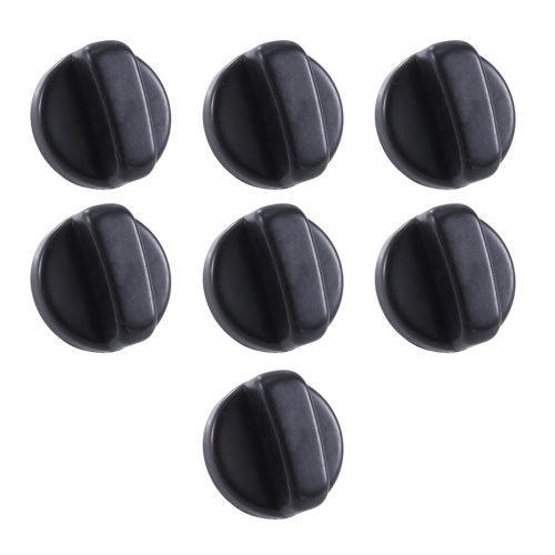 7 pcs. 8mm hole black gas stove cooker rotary switch knobs for the kitchen 2