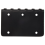 Black 6 string Fixed Hard Tail Guitar Bridge For Strat 6