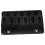 Black 6 string Fixed Hard Tail Guitar Bridge For Strat 7