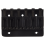 Black 6 string Fixed Hard Tail Guitar Bridge For Strat 5