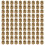 M2 x 3mm Brass Cylinder Knurled Threaded Round Insert Embedded Nuts 100pcs 8