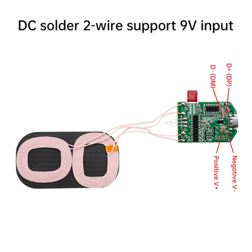 15W Dual Coil Wireless Charging Module Charger PCBA Multi-Purpose Home Car Device Motherboard 2