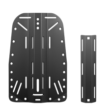 Aluminium Scuba Diving Technic Backplate Diver BCD Plate Single Tank Adapter Set