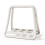 Adjustable Vertical Laptop Stand - Notebook & Tablet Holder Storage Rack White 6