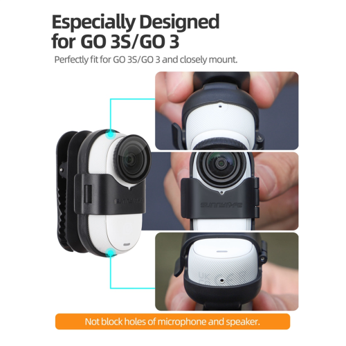 Camera Backpack Clip for GO3/GO 3S Mount Adapter 360 Rotation Accessories 2