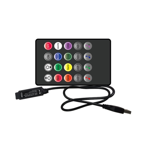 5V Music RGB Controler USB Control 20Key Controller IR Wireless Sync Light Dimmer for Led Lights Strips 2