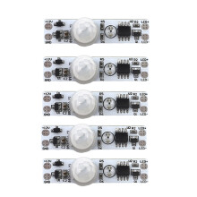 5PCS DC 5-24V 12V PIR Motion Sensor Switch Module Human Movement Detector Controller