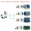 DC 12V 24V Din Rail DIP Switch RS485 Wireless Transceiver 20DBM -121dBm UART Transmitter and Receiver Modbus RTU Module 5